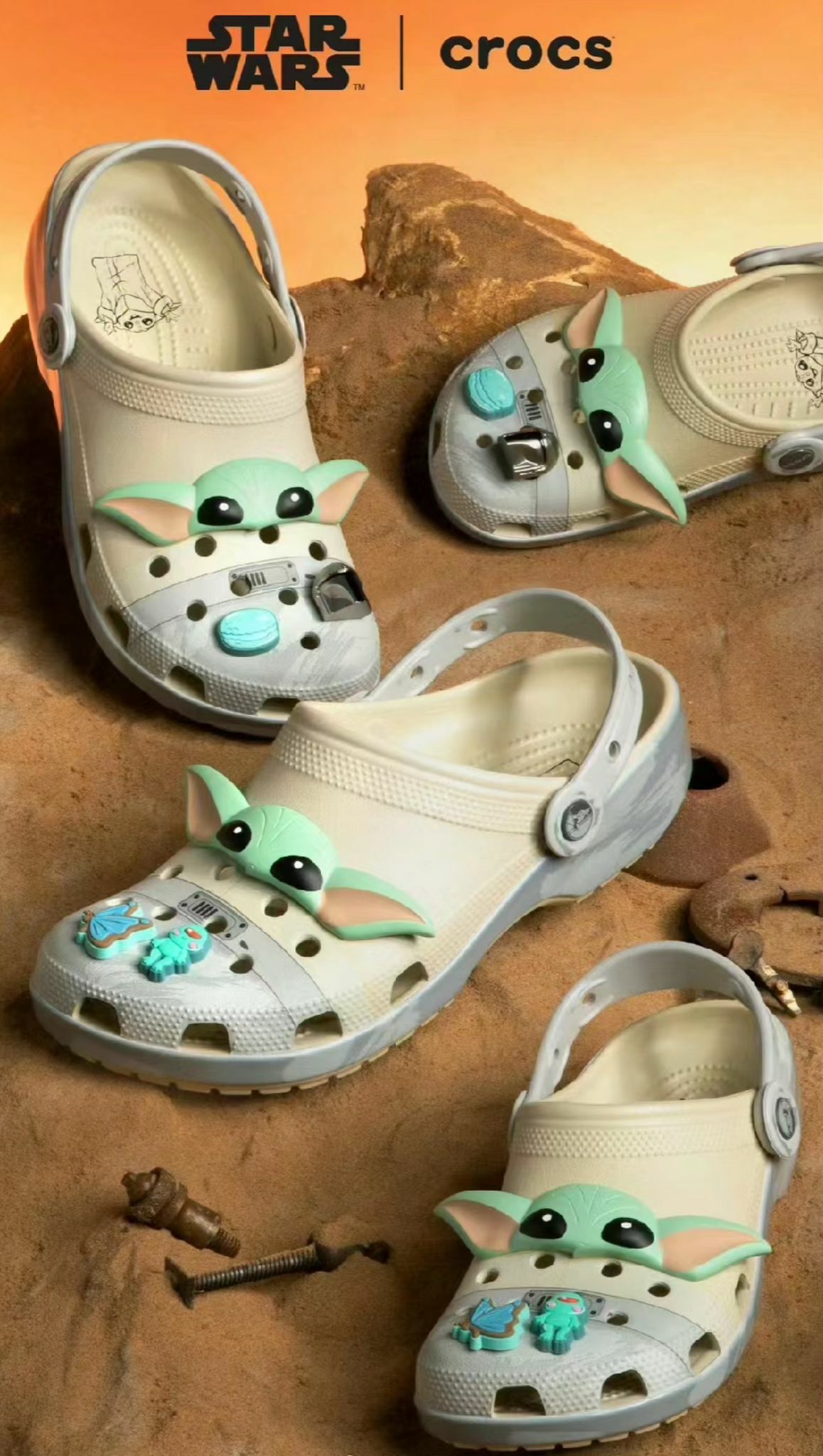 【預購】CROCS STAR WARS Grogu 聯名 G092602 男女同款洞洞鞋