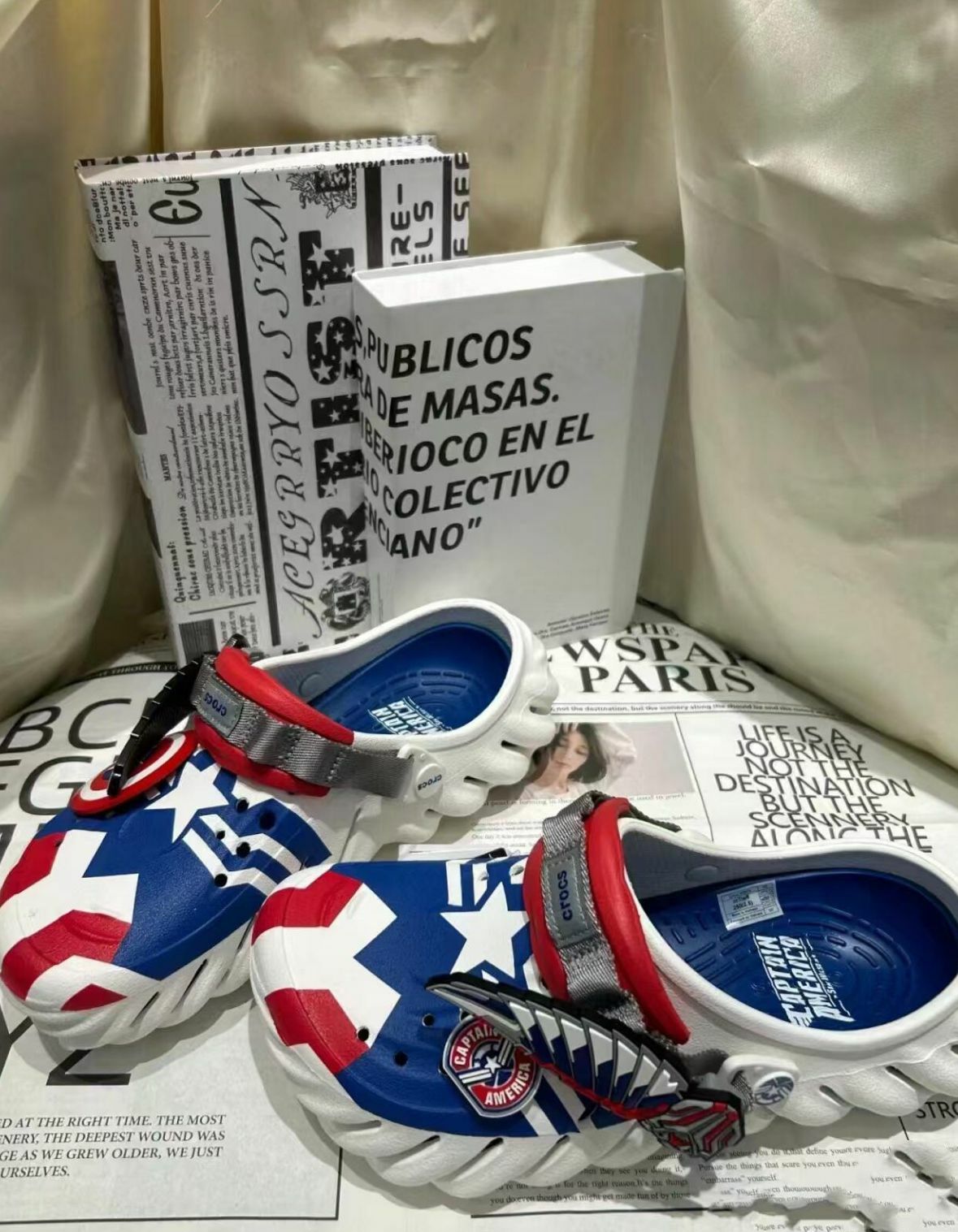 【預購】CROCS Captain America 聯名 G092604 男女同款洞洞鞋