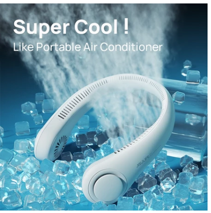 懒人 挂颈 小风扇