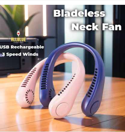 懒人 挂颈 小风扇