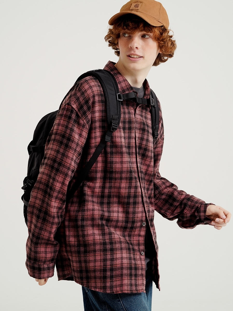 <預購> 韓國WV PROJECT毛尼格紋襯衫外套