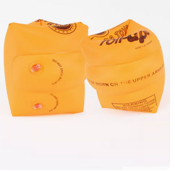 Hot selling children's swimming arm circle buoyancy swimming sleeves (orange)