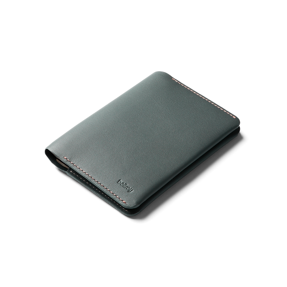 澳洲 Bellroy｜Passport Cover 真皮護照套 (RFID防盜) - 墨灰綠