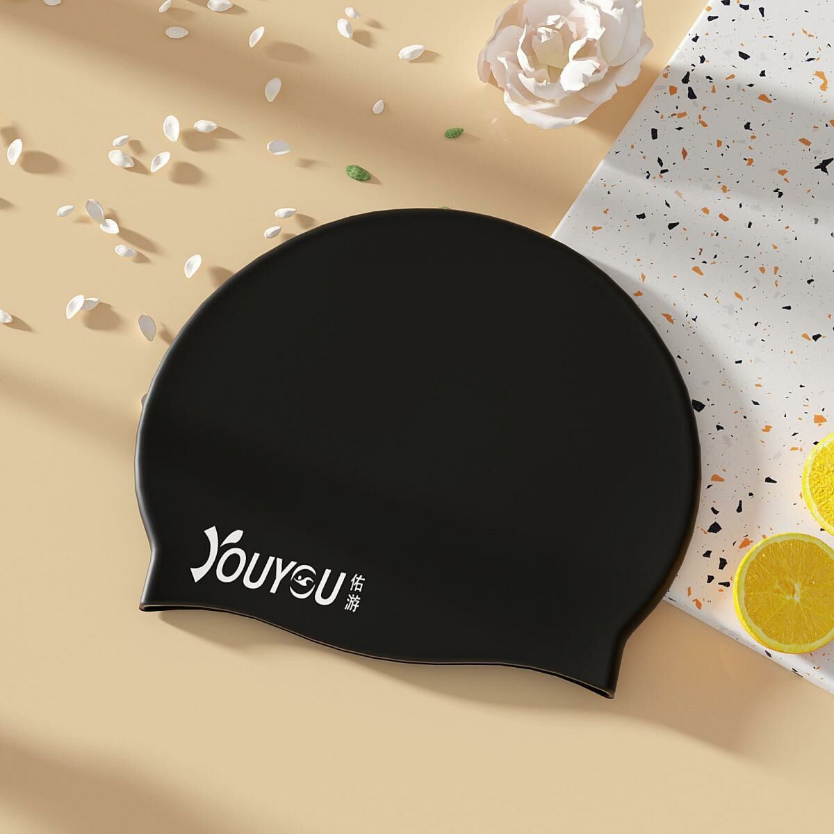 Popular swimming cap (dream black)