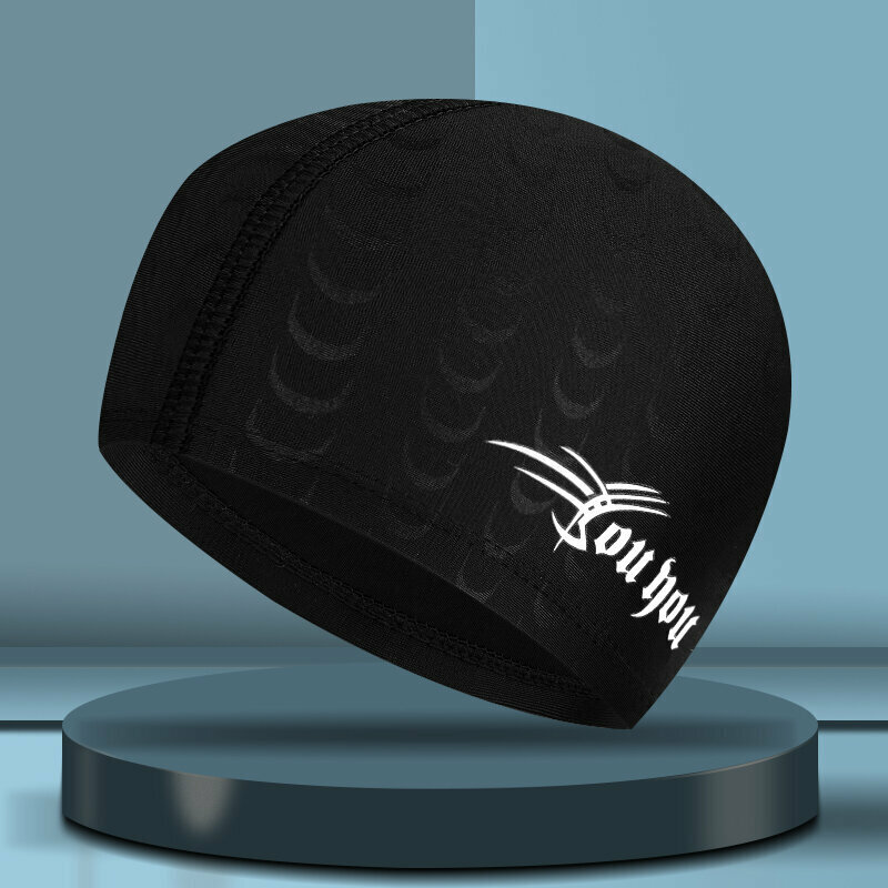 Popular swimming cap (7513 black)