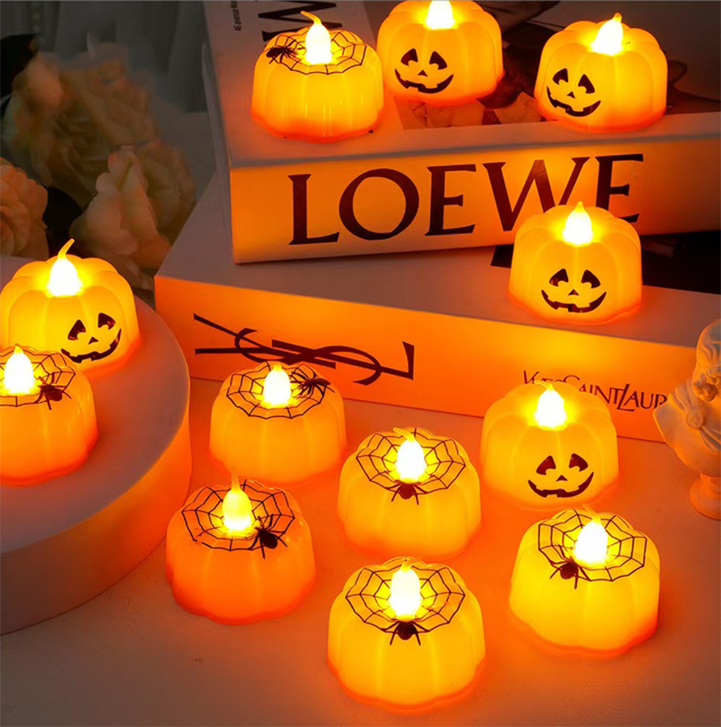 萬聖節南瓜led蠟燭燈 HW4263
