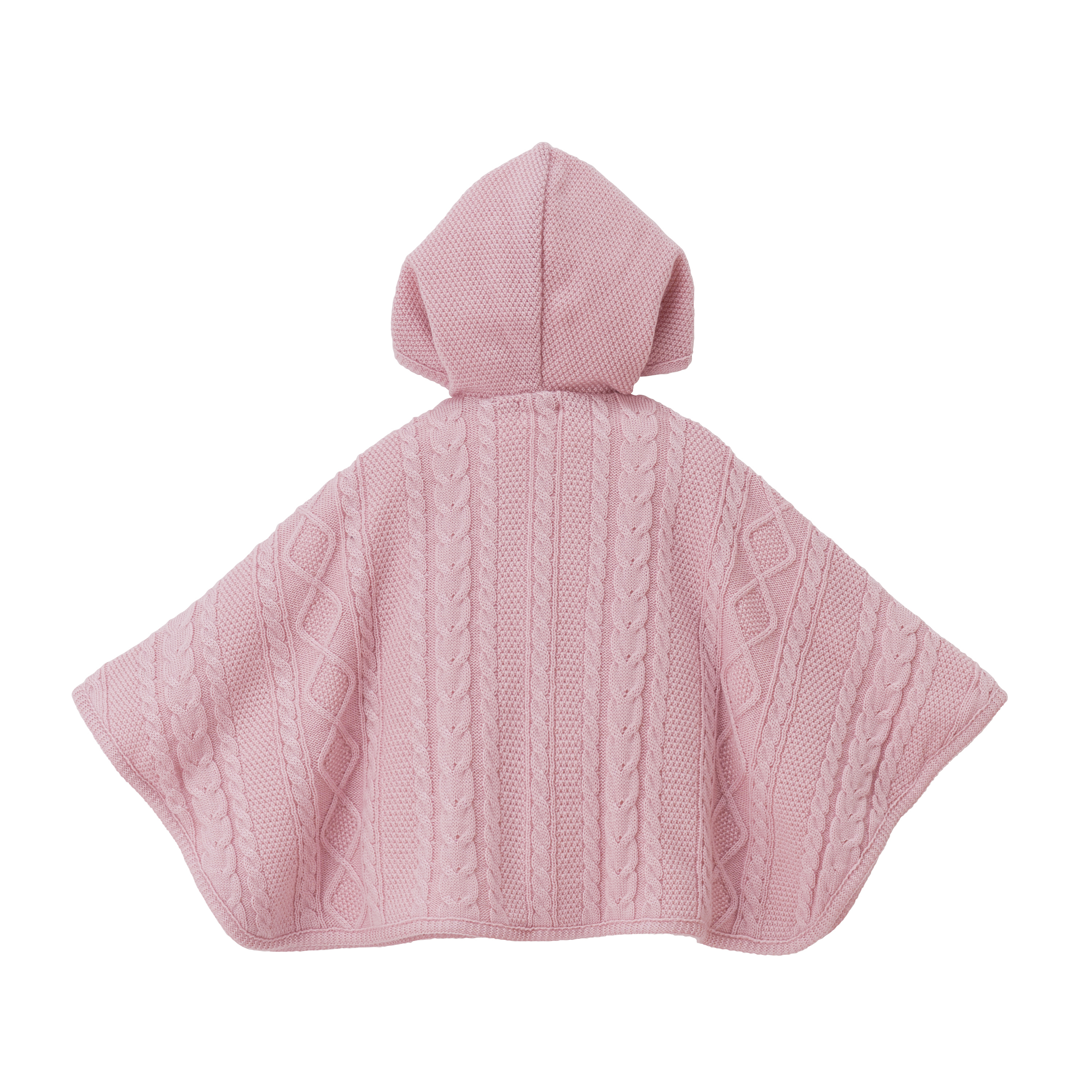優雅編織斗篷-粉