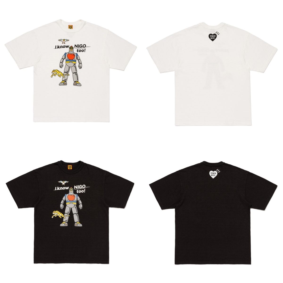 現貨┃I KNOW NIGO TOO×HUMAN MADE GRAPHIC T-SHIRT 聯名圖案短袖 現貨┃I KNOW NIGO TOO×HUMAN MADE GRAPHIC T-SHIRT 聯名圖案短袖