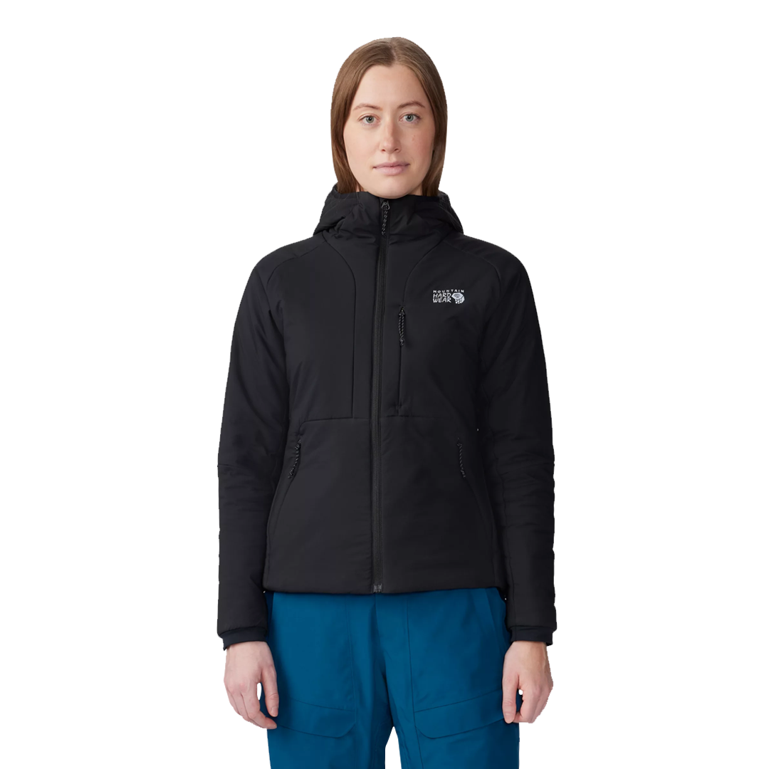 Mountain Hardwear 美國 W's Kor Stasis Hoody 輕量透氣防潑水化纖連帽外套 女款 黑色 04MHW92751