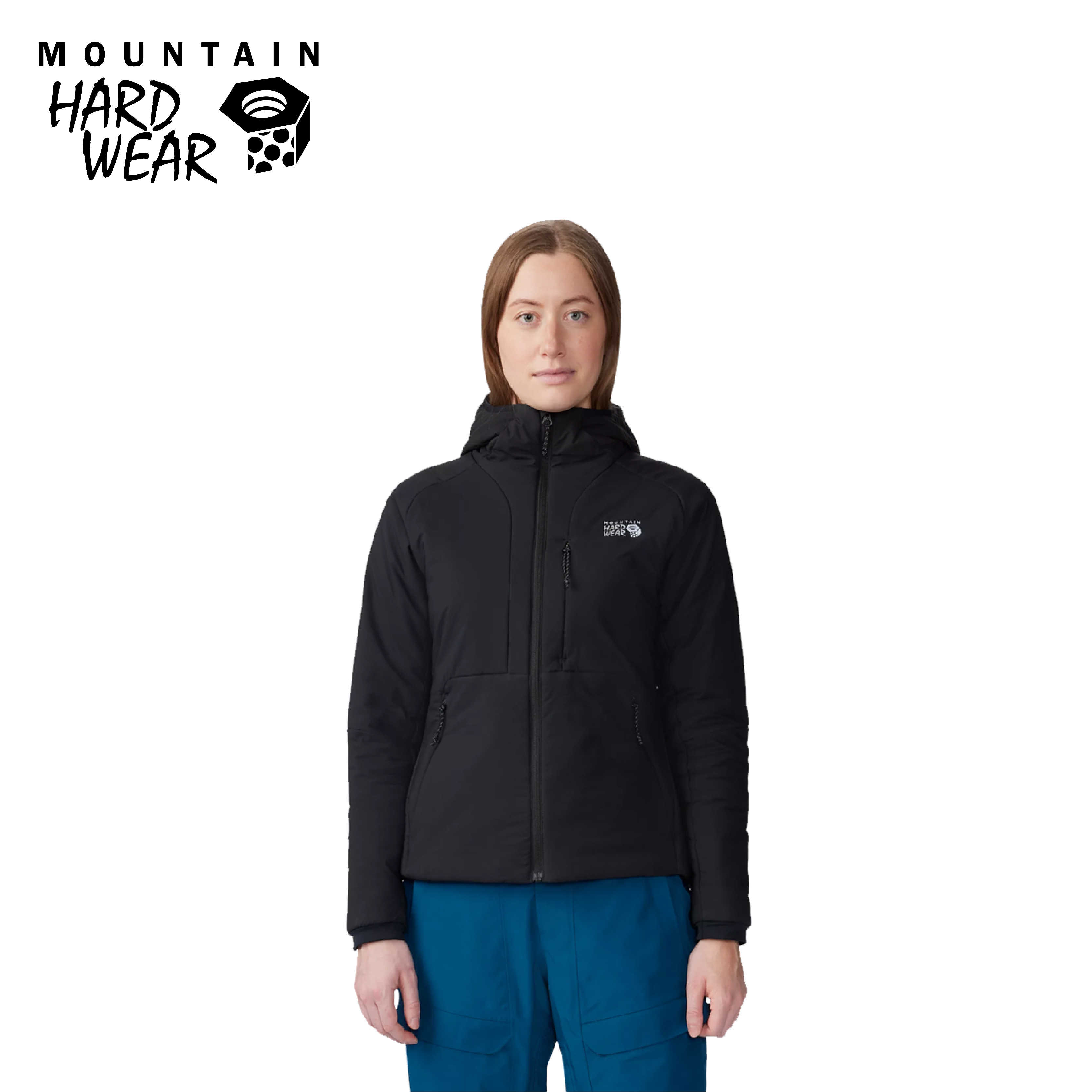 Mountain Hardwear 美國 W's Kor Stasis Hoody 輕量透氣防潑水化纖連帽外套 女款 黑色 04MHW92751