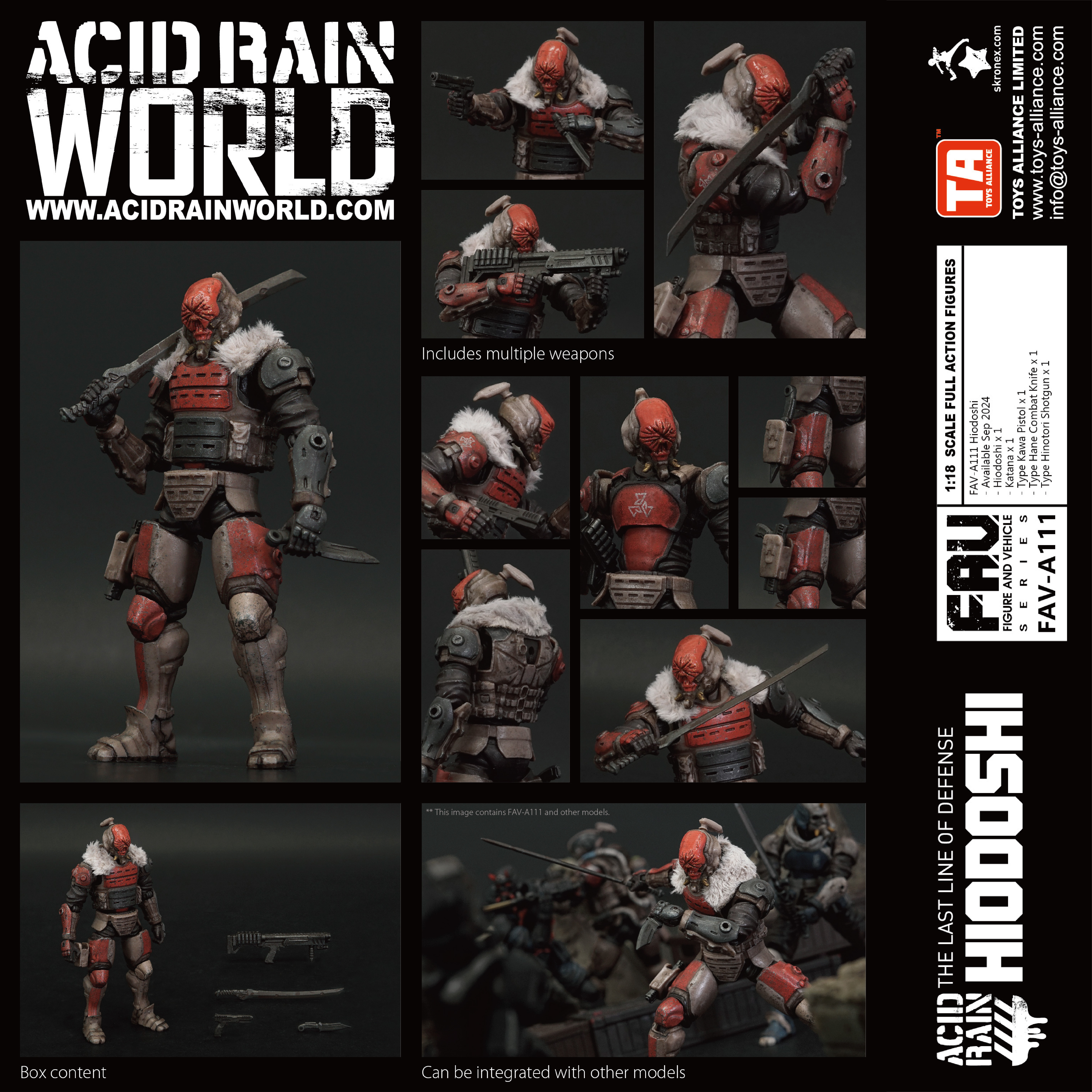 Toys Alliance Acid Rain 酸雨戰爭 FAV-A111 赤鬼武士