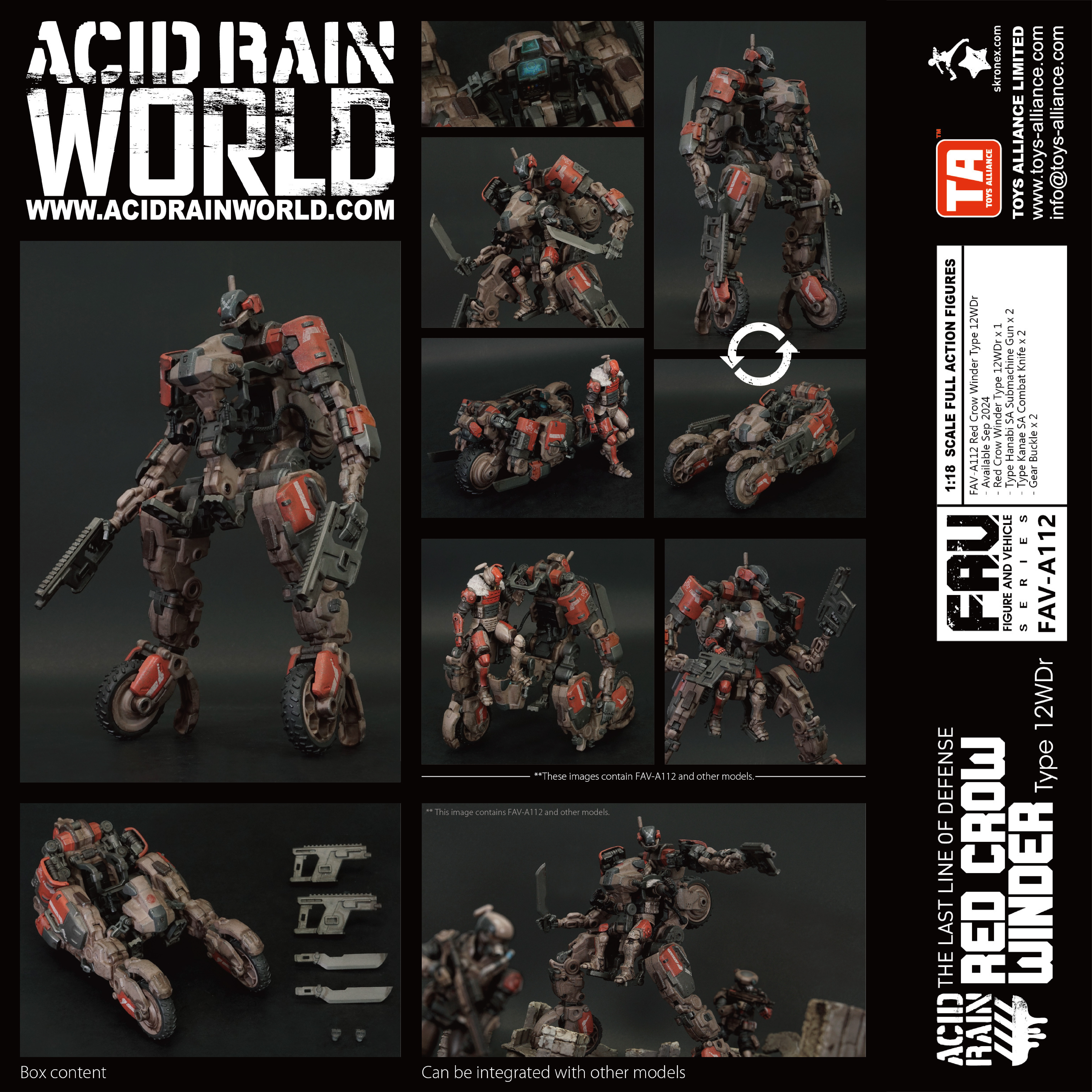 Toys Alliance Acid Rain 酸雨戰爭 FAV-A112 赤鴉溫德12式WDr