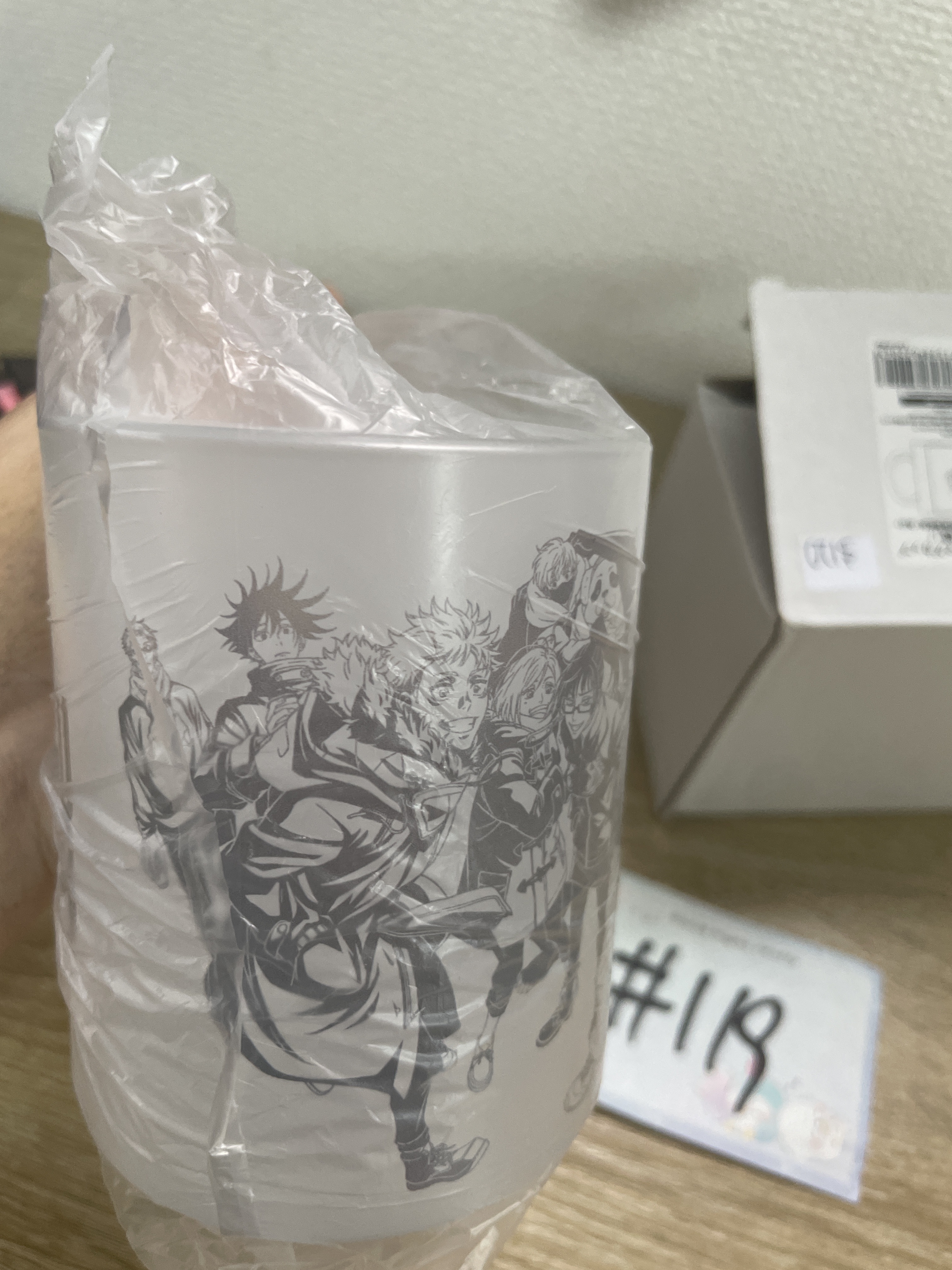 咒術迴戰   磨砂 玻璃杯  #119
