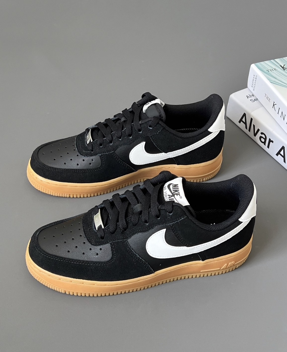 預購 Nike Air Force 1 '07 LV8 幻影黑白 焦糖底 拼接