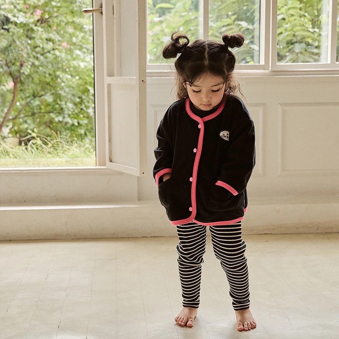 物料升級! 毛絨大圓臉系列-搖粒絨保暖開襟衫