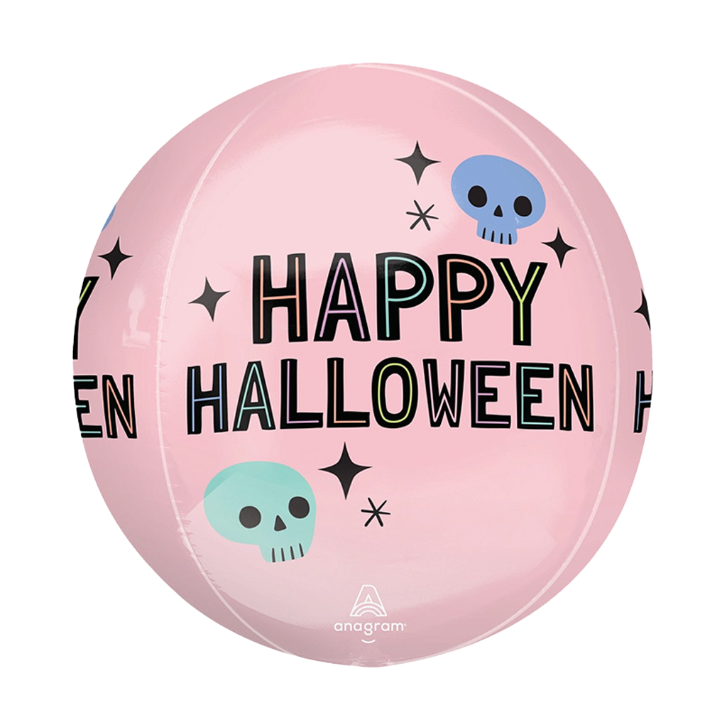 萬聖節單品丨立體圓球-粉彩骷顱