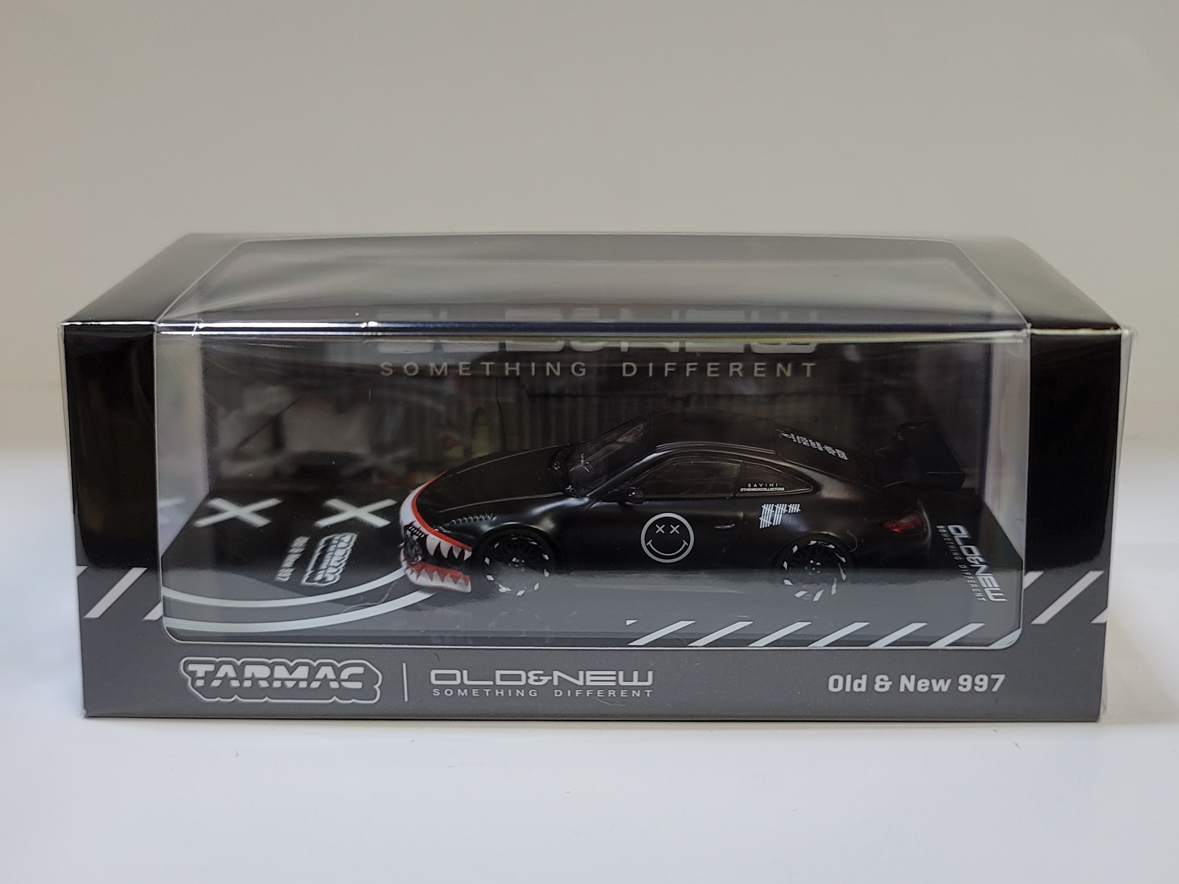 Tarmac Works 1/64 - Porsche 997 - Old & New - Noir Mat - T64-TL053-MB