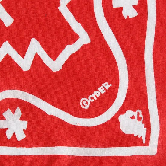 Kaseki Saida 塗鴨手巾 ＿紅