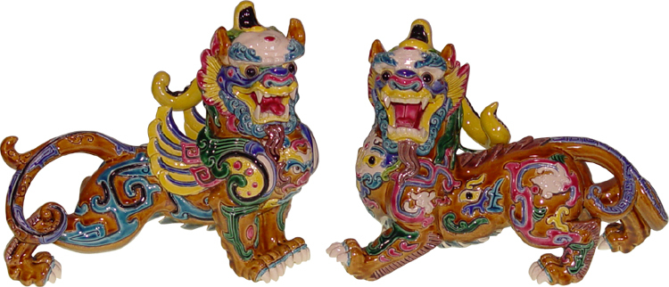 鹿港窯禮品館│台灣國寶：交趾陶 天賜貔貅，守護財運與平安