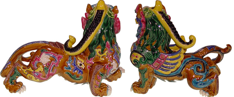 鹿港窯禮品館│台灣國寶：交趾陶 天賜貔貅，守護財運與平安