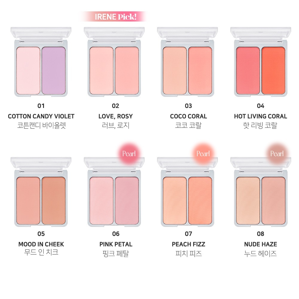 韓國 2aN Dual Cheek 雙色胭脂 (4.5g) - 3色選擇