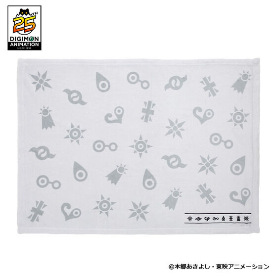 220708 Pbandai 預訂 2025/1月 デジモンアドベンチャー 紋章モチーフブランケット