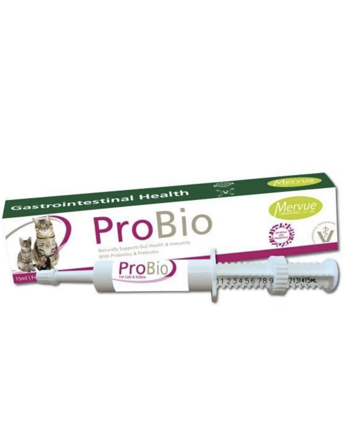 Mervue pro-bio胃腸爽益生菌康復凝膏 30ml (適合所有貓貓使用）