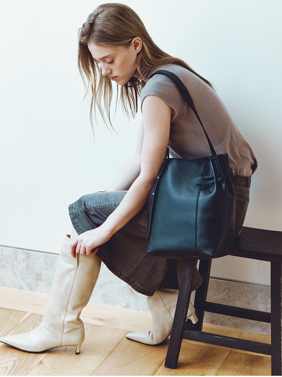 【Loeuvre】Plisse Bucket Large LOEUVRE Plisse Bucket Large
