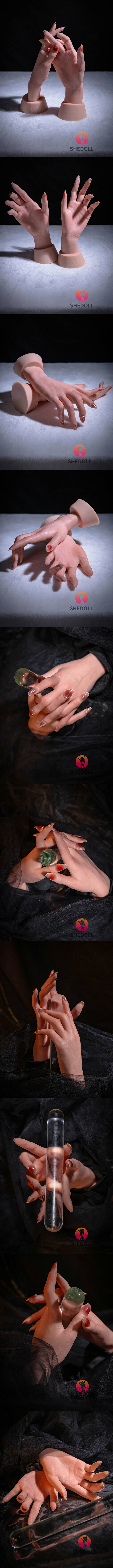 SHEDOLL 擬真矽膠手模 silicon doll hands