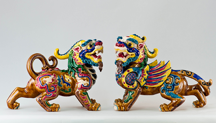 鹿港窯禮品館│台灣國寶：交趾陶 天賜貔貅，守護財運與平安