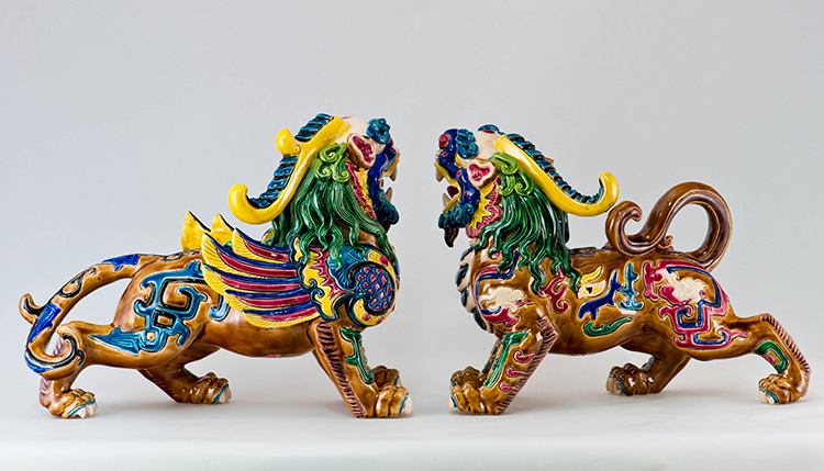 鹿港窯禮品館│台灣國寶：交趾陶 天賜貔貅，守護財運與平安