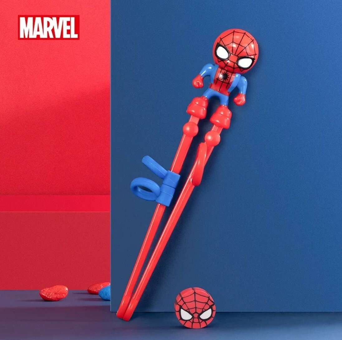 Marvel |3D幼兒學習筷子|蜘蛛俠 (三階段合一)