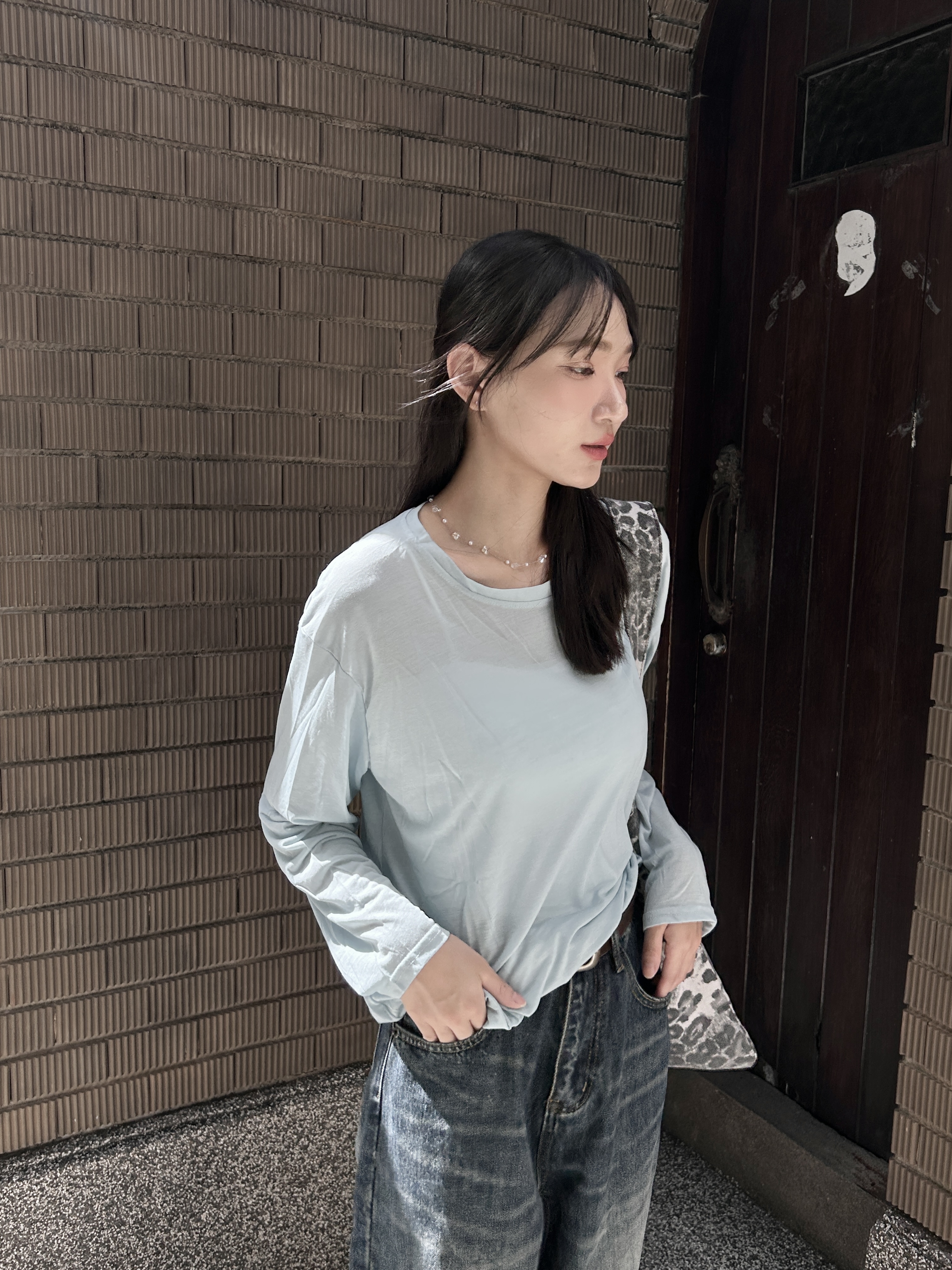 防曬面膜後洞綁帶上衣