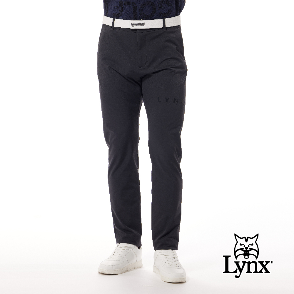 首爾高桿風格！防風防潑水四面彈性壓紋織帶透明膠印平口窄管休閒褲