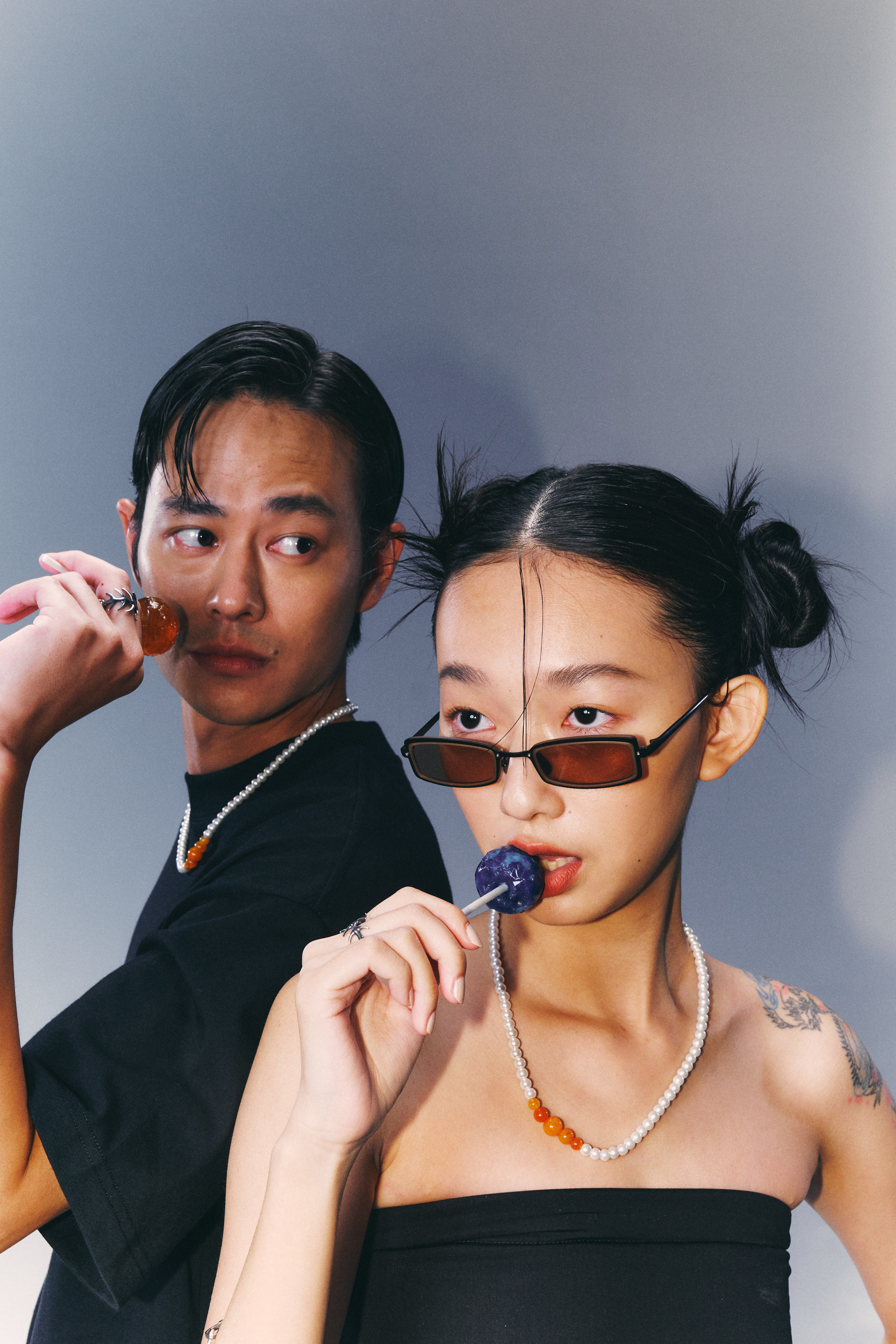 AGILITY X RECOVERY 珍珠漸變鮭魚卵項鍊