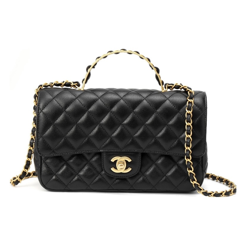 CHANEL CF 編織 手提翻蓋手袋