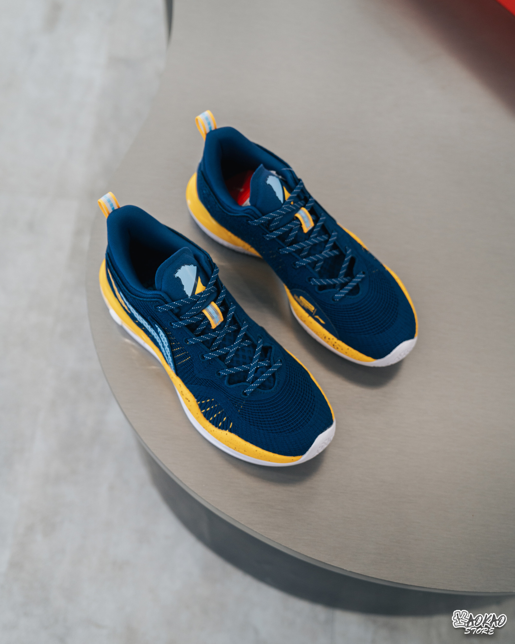 李寧 V2 男子籃球鞋 藏青藍【ABAS007-5】