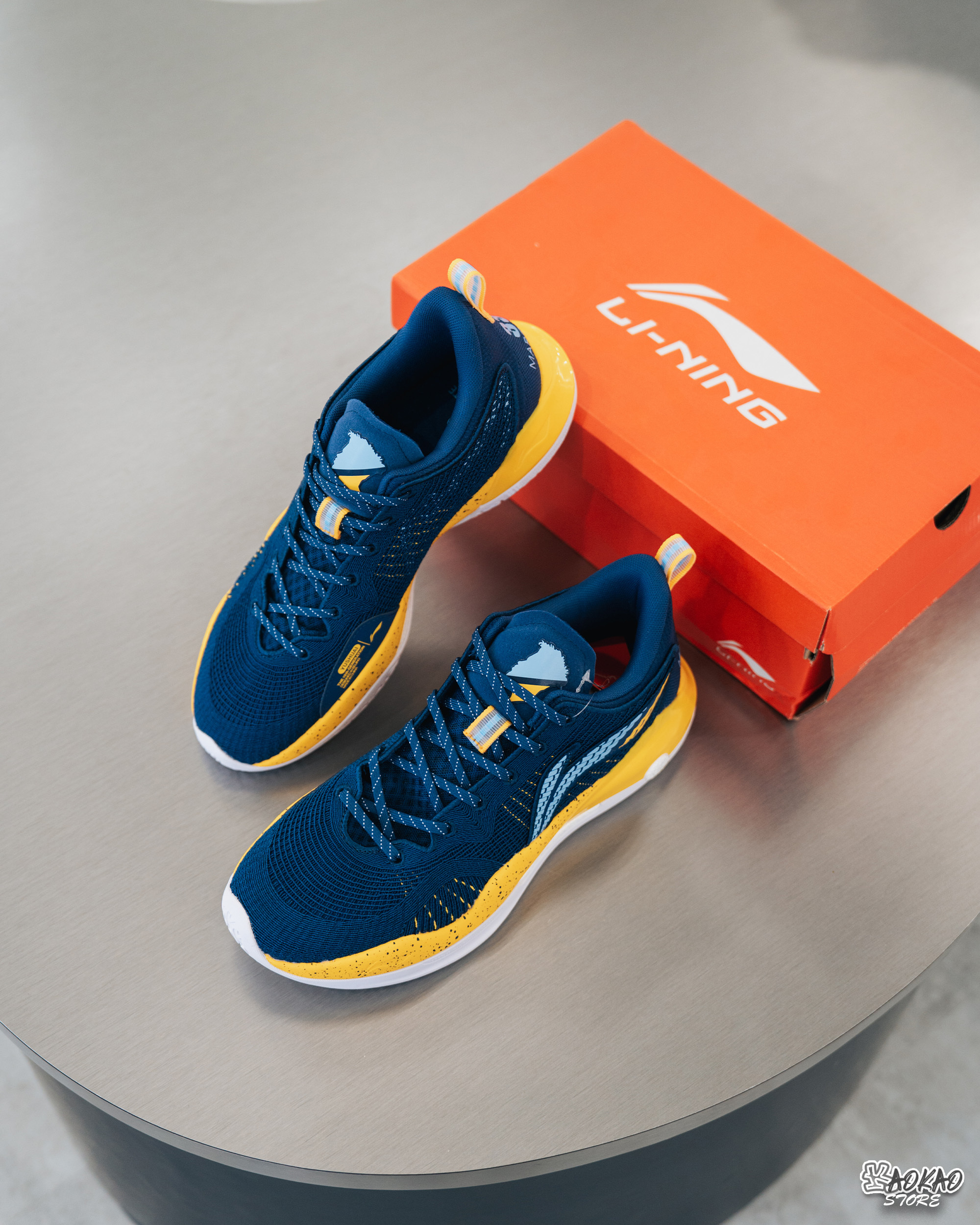 李寧 V2 男子籃球鞋 藏青藍【ABAS007-5】