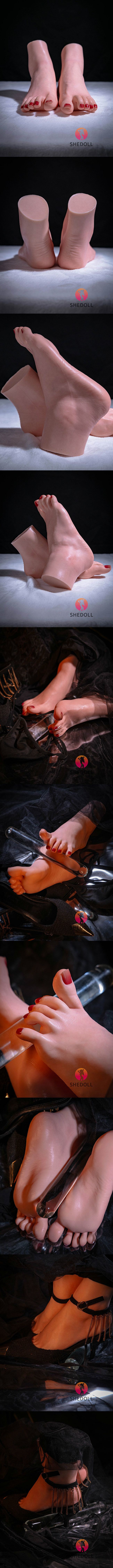 SHEDOLL 擬真矽膠腳模 silicon feet