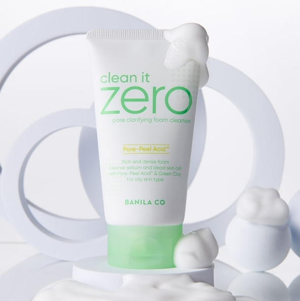 韓國代購 BANILA CO NEW Clean it zero pore clarifying foam cleanser 150ML