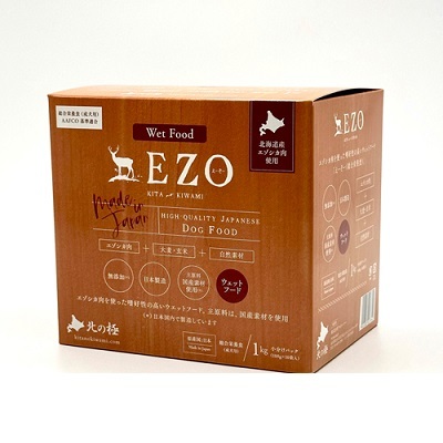 北海道直送 EZO 鹿肉糙米半濕糧1kg(100g x 10包) - 綜合營養 (升級版)