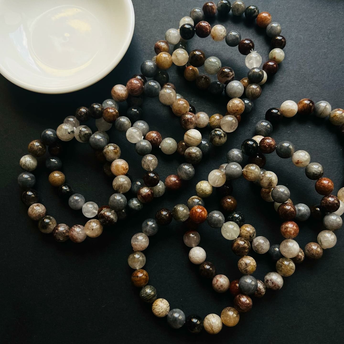 [原石] 千層幽靈水晶 水晶手串