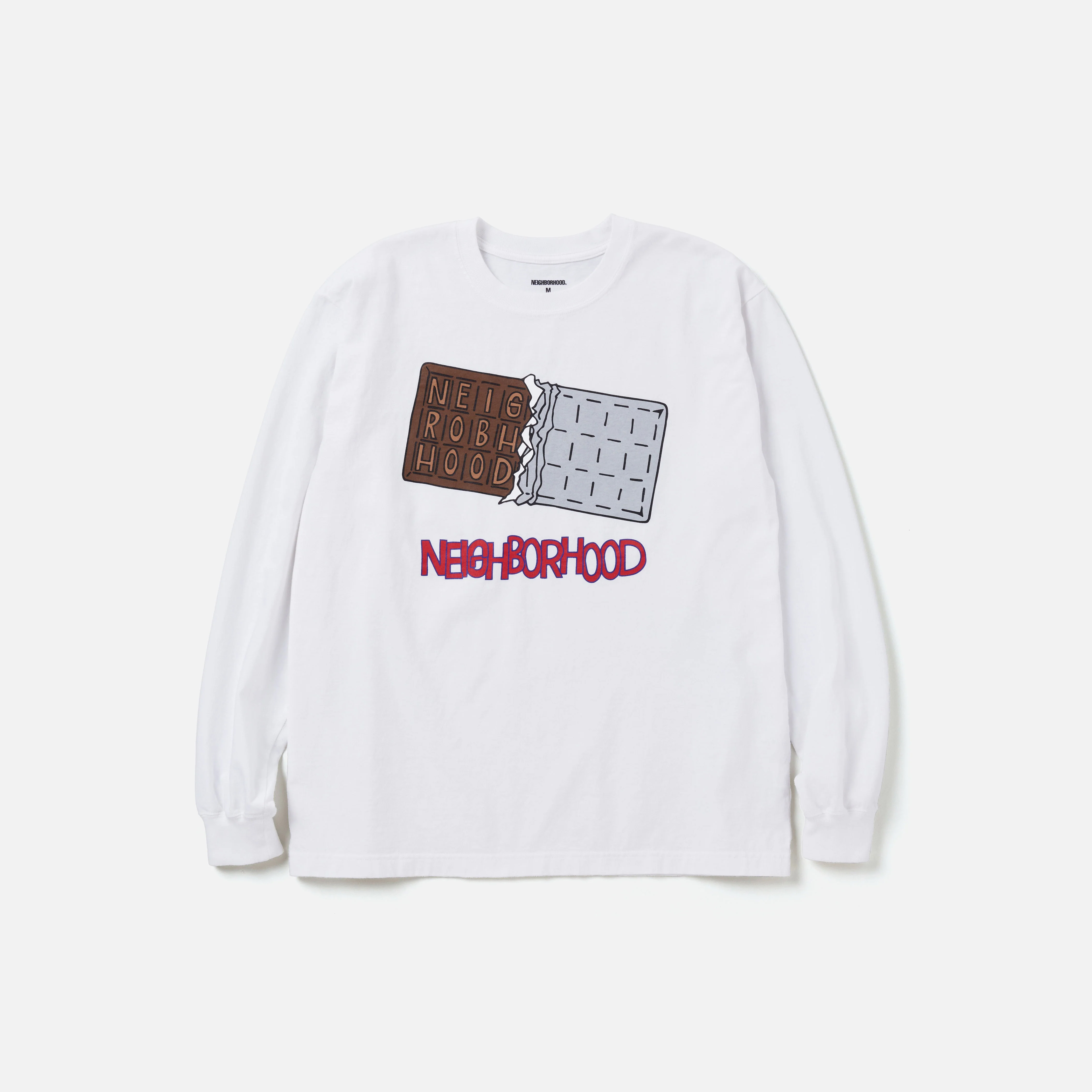 -(B3e04)-NEIGHBORHOOD NH.TEE LS-18 NBHD FW24 巧克力 插圖 薄長T-242PCNH-LT18
