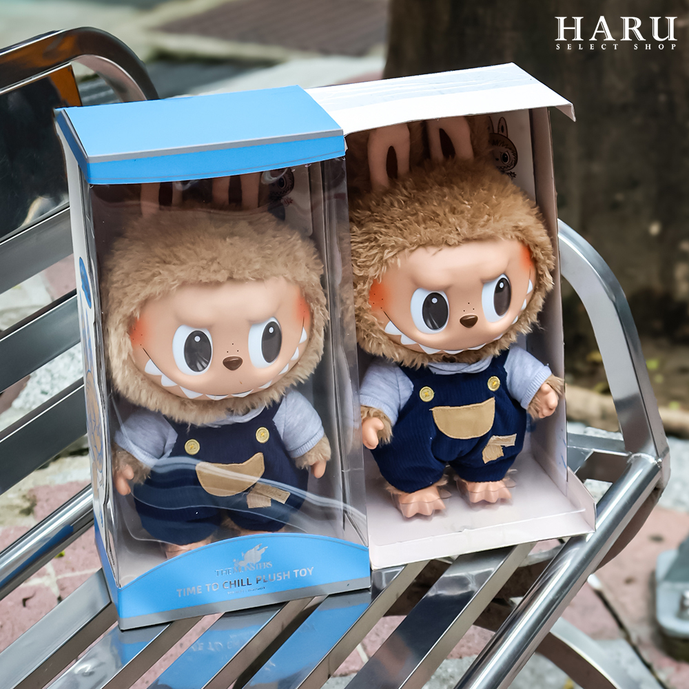 POPMART 泡泡瑪特 THE MONSTER LABUBU TIME TO CHILL  一代 初代 雀斑 放風 拉布布 絨毛 搪膠臉 公仔 玩具