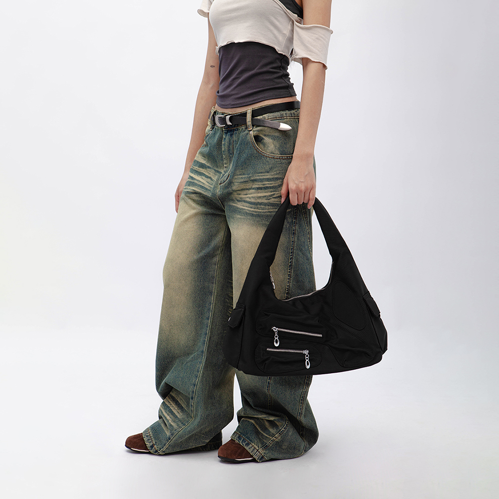 尼龍口袋單肩手提包