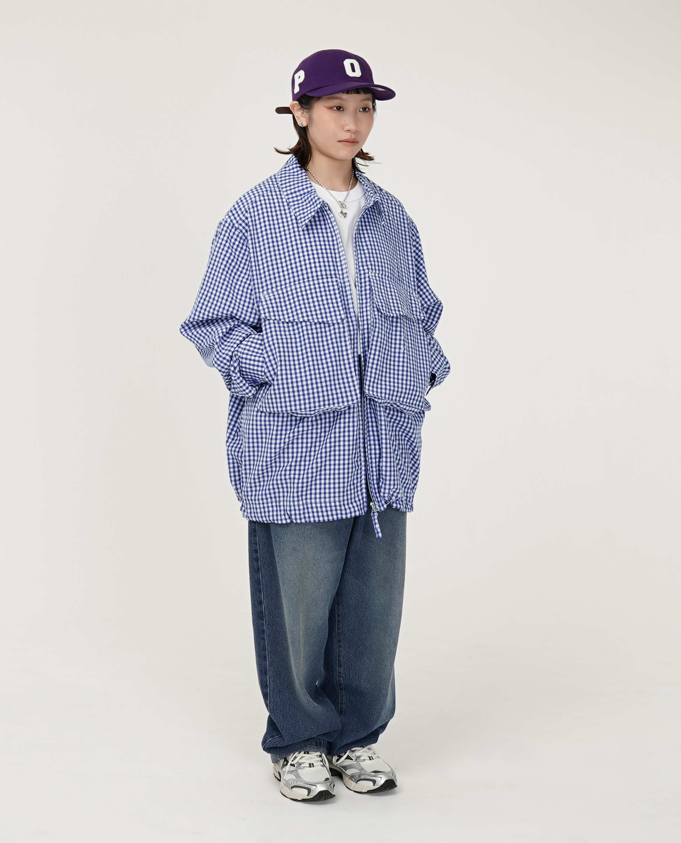 POP TRADING COMPANY Pop Checked Boxer Shirt - 24FW