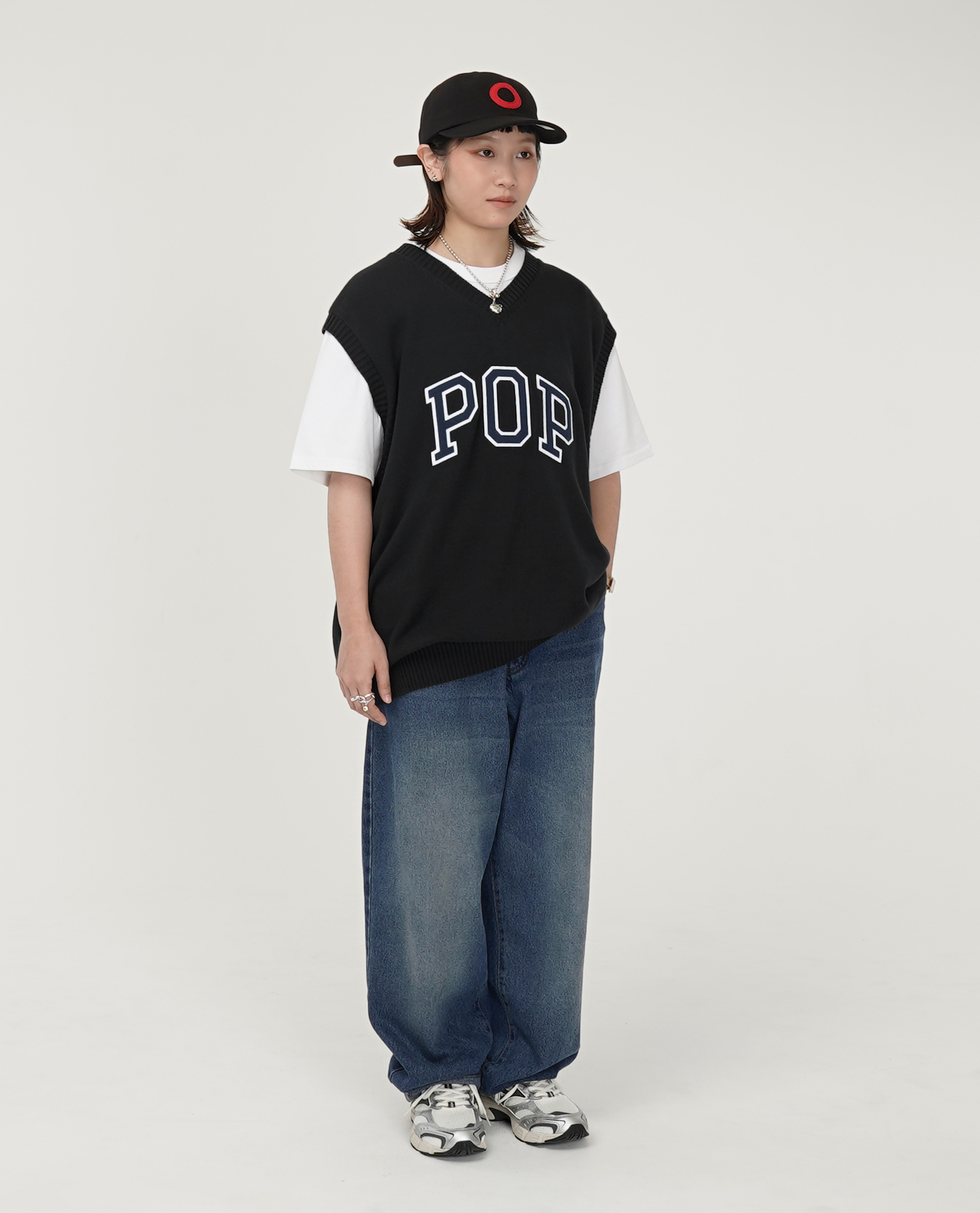 POP TRADING COMPANY Pop Knitted Arch Vest - 24FW