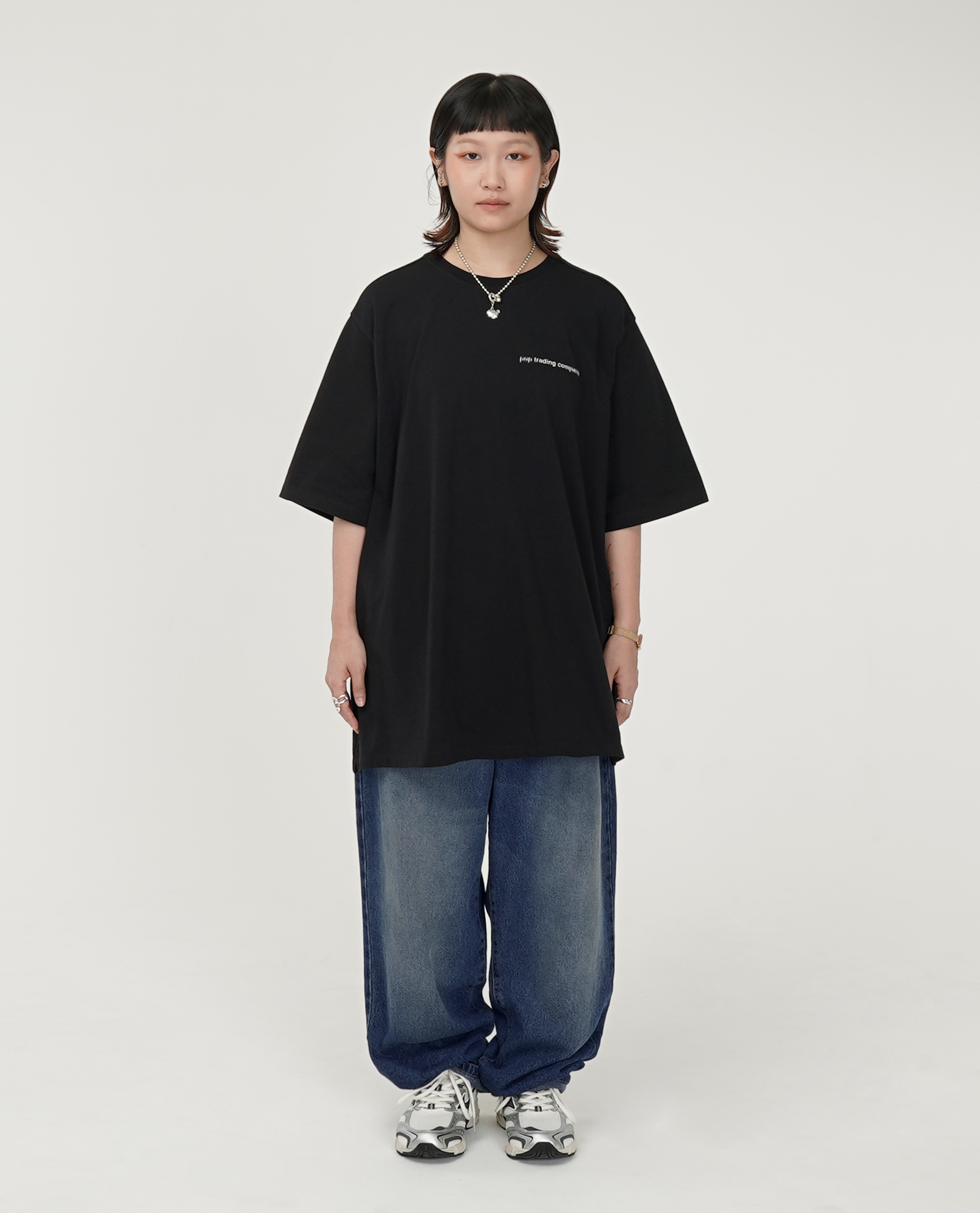 POP TRADING COMPANY Pop Blurred Logo T-Shirt - 24FW