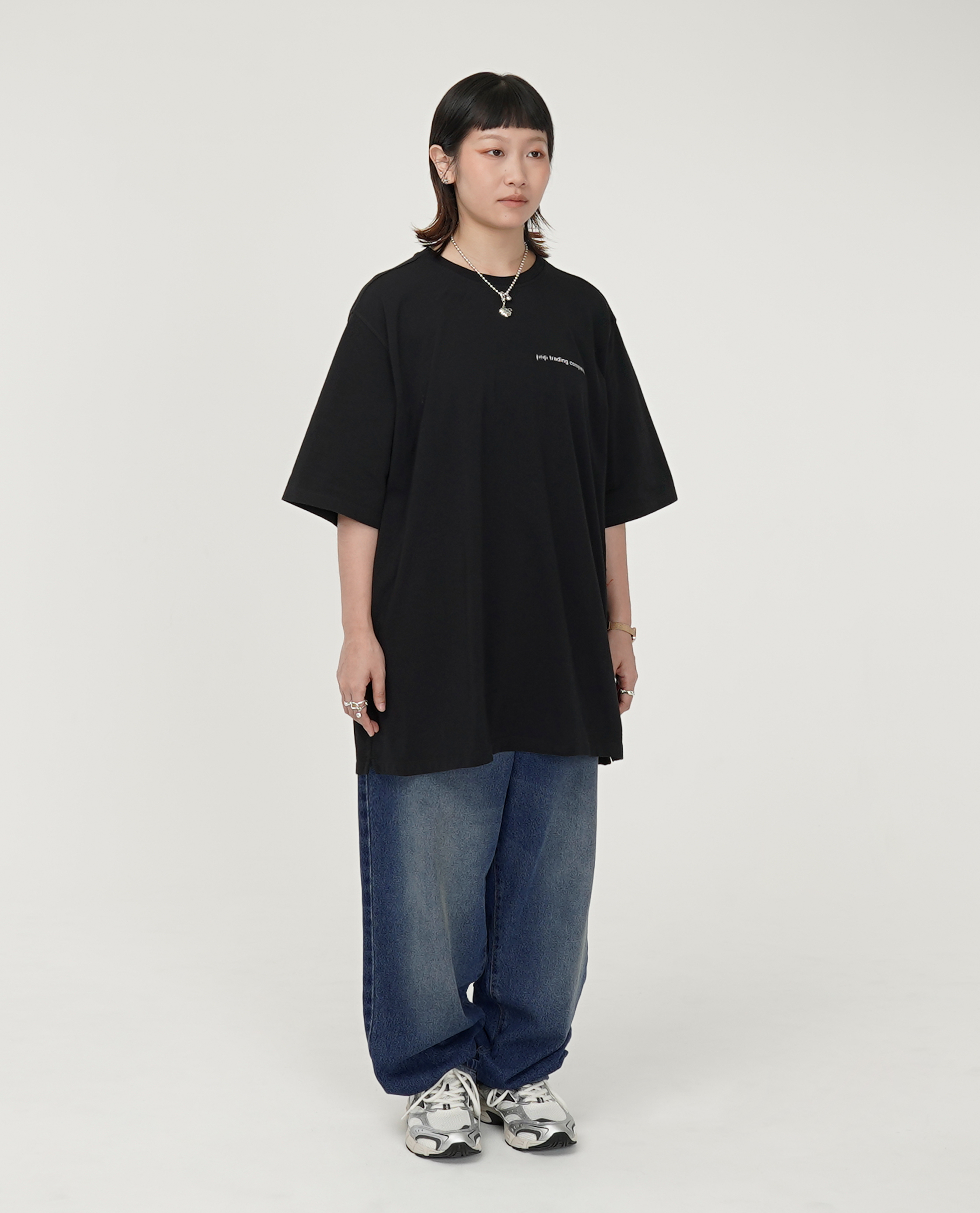 POP TRADING COMPANY Pop Blurred Logo T-Shirt - 24FW