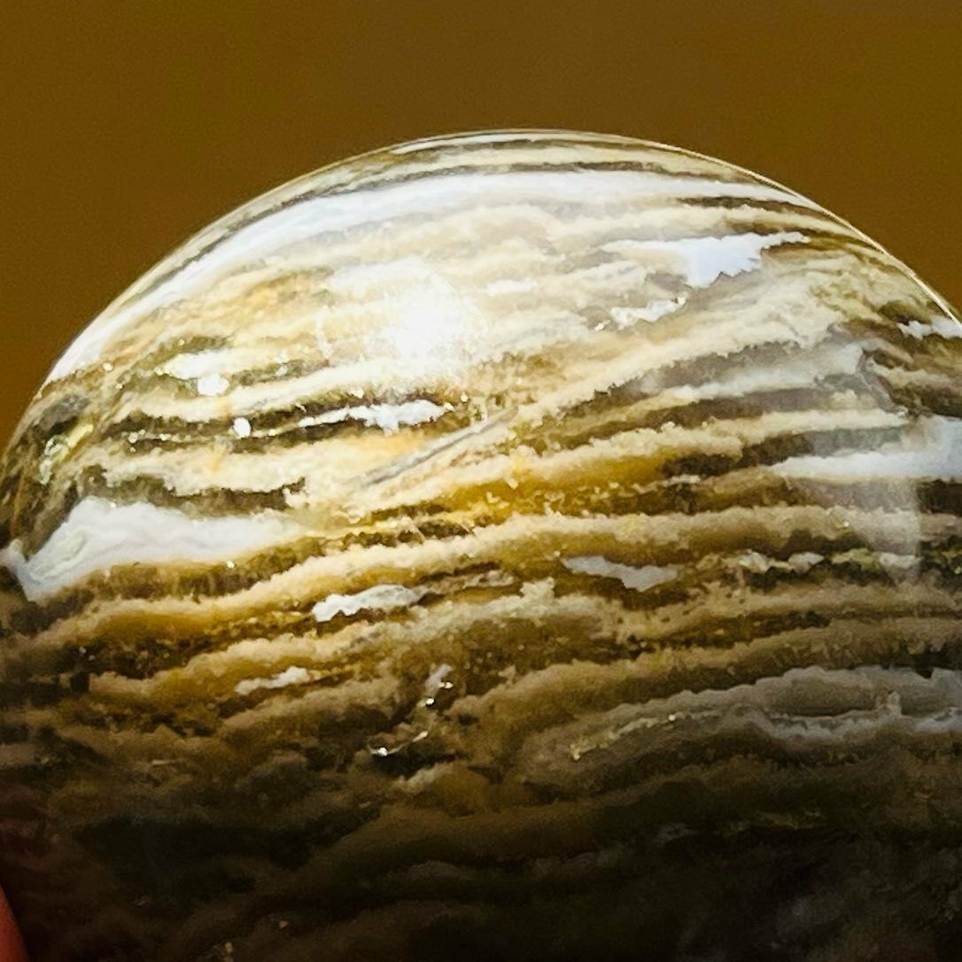 [原石] 水草瑪瑙 水晶球 53mm